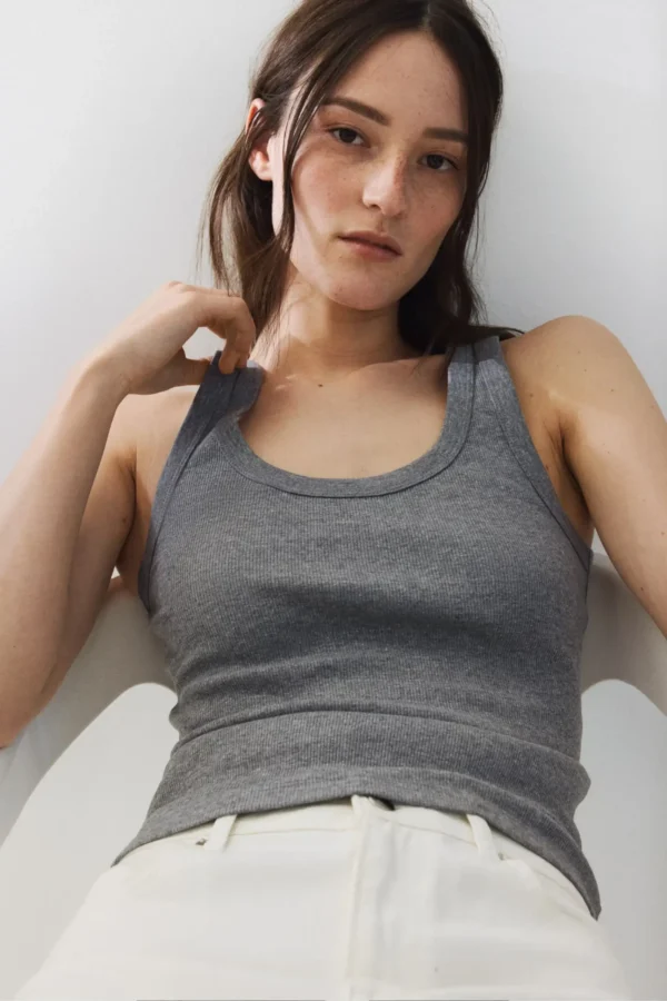 Essential Ribbed Tank Top